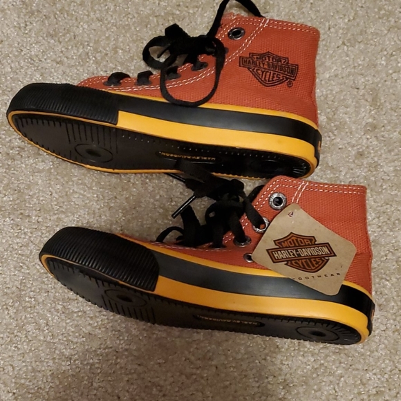 harley davidson high top tennis shoes